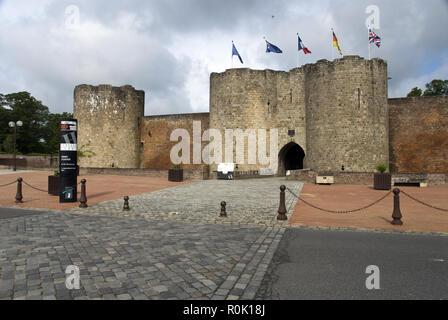 Das Historial de la Grande Guerre (Museum des Großen Krieges) in Peronne, Frankreich. Stockfoto