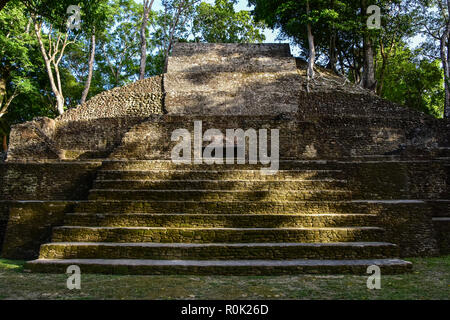 Cahal Pech ist eine Maya Standort in der Nähe von San Ignacio, Belize Stockfoto