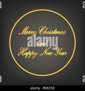 Frohe Weihnachten text Design Hintergrund Alphabet banner Vorlage für Grußkarten. Stock Vektor