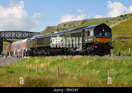 66779 wartet an Arcow Steinbruch am 19.7.16 Stockfoto