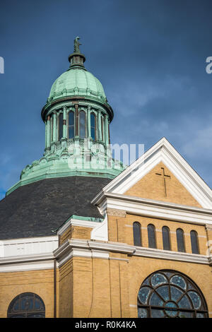 Notre Dame Katholische Kirche im Little Italy Nachbarschaft Stockfoto