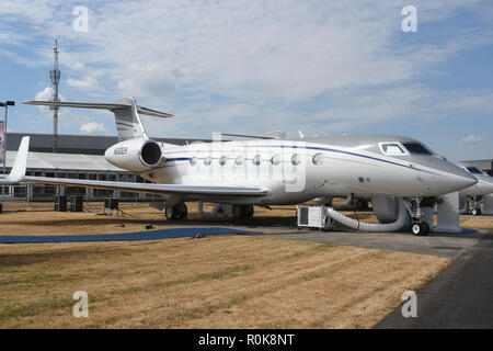 Gulfstream G650 ER Business Jet. Stockfoto