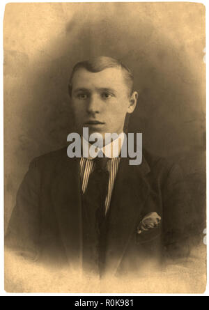 Vintage Foto Mann Stockfoto