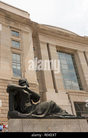 Ronald Reagan Gebäude und International Trade Center Washington DC Stockfoto