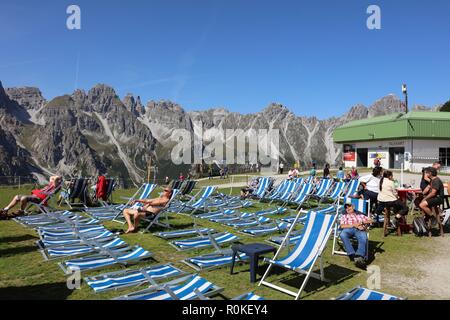 Schöne Berge in Tirol, Österreich Stockfoto