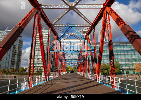 Detroit Brücke, Salford Quays, Manchester.