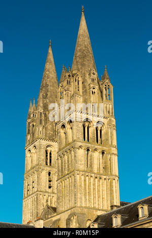 Die Abtei von Kirche Saint-Etienne, auch als Abbaye Aux Hommes 1063 gegründet bekannt Stockfoto