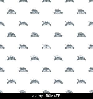 Eco auto Muster nahtlose Vektor Stock Vektor