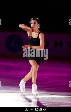 Helsinki, Finnland. 4 Nov, 2018. Stanislava Konstantinova (RUS) Eiskunstlauf: ISU Grand Prix 2018/2019 "ISU-GP in Helsinki 2018" Ausstellung Gala an der Helsinki Ice Hall in Helsinki, Finnland. Credit: mutsu Kawamori/LBA/Alamy leben Nachrichten Stockfoto