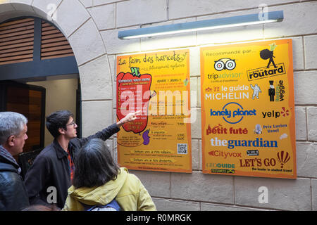 La Faim les Haricots, Vegetarisch, Restaurant, in, Mitte, der, Toulouse, Stadt, Haute-Garonne, Süden, von, Frankreich, Royal, Französisch, essen, essen, essen, Europa, Europäischen, Stockfoto