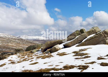 Die Llugwy River Valley folgt weitgehend der Route des A5 in Betws-y-coed, wo es das Conwy Fluss verbindet. Stockfoto