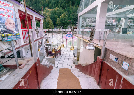 Gangotri Tempel Ghat - Uttrakhand Stockfoto