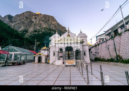 Gangotri Tempel Ghat - Uttrakhand Stockfoto