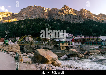 Gangotri Tempel Ghat - Uttrakhand Stockfoto