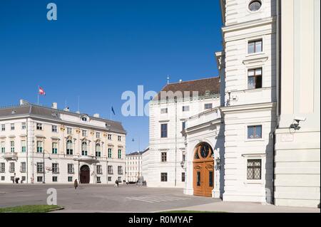 Wien, Bundeskanzleramt am Ballhausplatz - Wien, Bundeskanzleramt Stockfoto