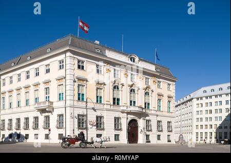 Wien, Bundeskanzleramt am Ballhausplatz - Wien, Bundeskanzleramt Stockfoto