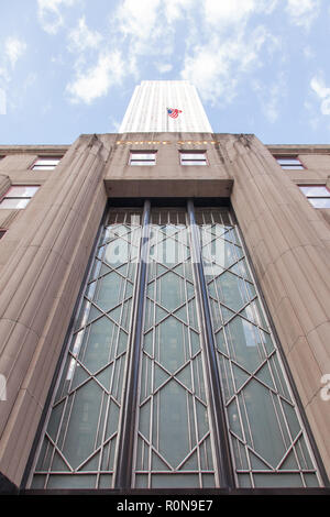 Empire State Building, Manhattan, New York City, Vereinigte Staaten von Amerika. Stockfoto