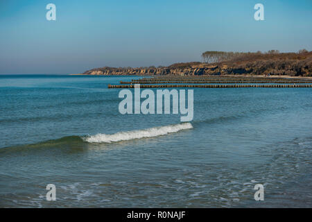 Ostsee Küste auf Fischland in Deutschland Stockfoto