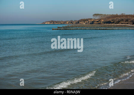 Ostsee Küste auf Fischland in Deutschland Stockfoto