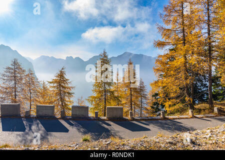 Mangart Sattel, Julische Alpen, Slowenien Stockfoto