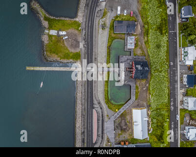 Der Hering Ära Museum, Siglufjordur, Northern Island Stockfoto