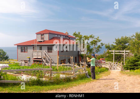 Gampo Abbey, angenehme Bay, Nova Scotia, Kanada. Stockfoto