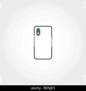 Dual Camera kreative Symbol. Premium Design von Visual device icons Collection. Einfache dual Kamera Symbol für Web Design und Druck. Stock Vektor