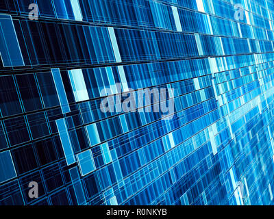 Tech Kulisse - diagonale Wand - Abstrakt digital erzeugten Ima Stockfoto