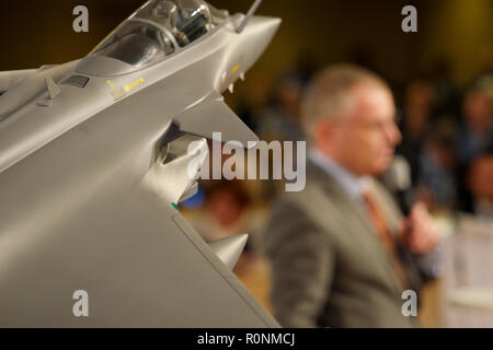 Didier Katzenmayer, Airbus Industries, Vorträge auf regionalen Treffen der Luft- und Raumfahrtindustrie, Lyon, Frankreich Stockfoto