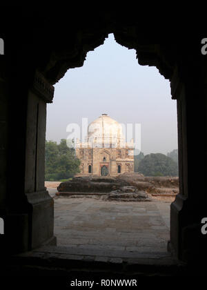 Die Lodhi Gärten, Neu Delhi, Indien Stockfoto