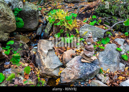 Herbst auf dem Lake Minnewaska State Park, New York Stockfoto