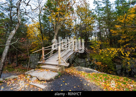 Herbst auf dem Lake Minnewaska State Park, New York Stockfoto