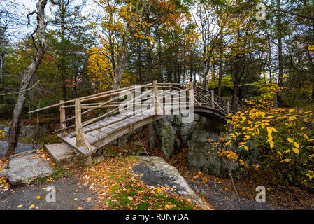 Herbst auf dem Lake Minnewaska State Park, New York Stockfoto