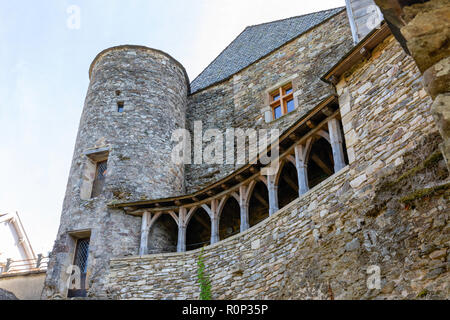 Governor's House, Najac, offiziell als eines der schönsten Dörfer Frankreichs", Stockfoto