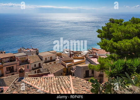 Architektonische Details. Castelmola, Sizilien, Italien. Stockfoto