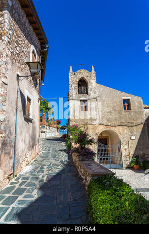Architektonische Details. Castelmola, Sizilien, Italien. Stockfoto