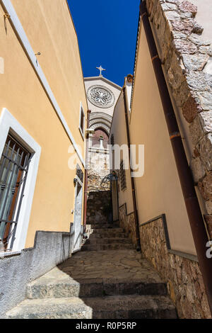 Architektonische Details. Castelmola, Sizilien, Italien. Stockfoto