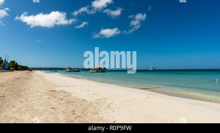 Blick vom Strand Resort Jamaika Stockfoto