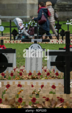 London, Großbritannien. 6. November 2018. Vorbereitungen für die Royal British Legion, der Erinnerung, der Westminster Abbey Credit: Guy Bell/Alamy leben Nachrichten Stockfoto