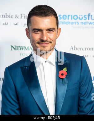 London, Großbritannien. 6. November 2018. Orlando Bloom besucht die SeriousFun London Gala 2018 im Roundhouse am 6. November in London, England 2018. Credit: Gary Mitchell, GMP-Media/Alamy leben Nachrichten Stockfoto