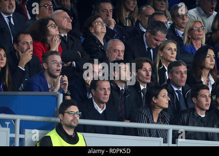 November 6, 2018 - Neapel, Kampanien, Italien, 2018-11-06, UEFA Champions League SSC Neapel - Paris Saint Germain in Bildern Präsident Aurelio De Laureintiis Credit: Fabio Sasso/ZUMA Draht/Alamy leben Nachrichten Stockfoto