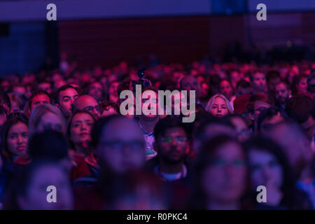 Lissabon, Portugal. November 05, 2018. Lissabon, Portugal. Öffentlichkeit im Web Gipfel 2018 Credit: Alexandre Sousa/Alamy leben Nachrichten Stockfoto