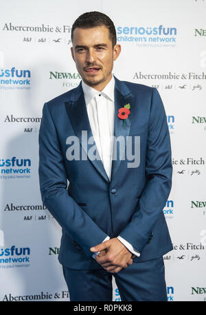 London, Großbritannien. 6 Nov, 2018. Orlando Bloom besucht die SeriousFun London Gala 2018 im Roundhouse Credit: Gary Mitchell/SOPA Images/ZUMA Draht/Alamy leben Nachrichten Stockfoto