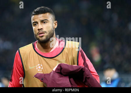 Mailand, Italien. 6. November 2018. Rafinha vom FC Barcelona sieht vor Uefa Champions League Gruppe B Spiel zwischen FC Internazionale und FC Barcelona. Credit: Marco Canoniero/Alamy leben Nachrichten Stockfoto