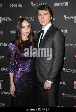 Los Angeles, Kalifornien, USA. 4 Nov, 2018. Zoe Kazan und Paul Dano während Ankunft für die 10 Hamilton hinter der Kamera Auszeichnungen. Credit: Faye Sadou/AdMedia/ZUMA Draht/Alamy leben Nachrichten Stockfoto