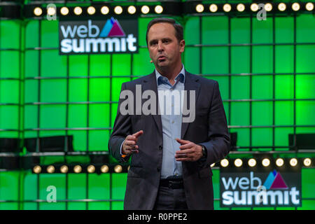 Lissabon, Portugal. November 05, 2018. Lissabon, Portugal. Bürgermeister von Lissabon, Fernando Medina bei Web-Gipfel 2018 Credit: Alexandre Sousa/Alamy leben Nachrichten Stockfoto