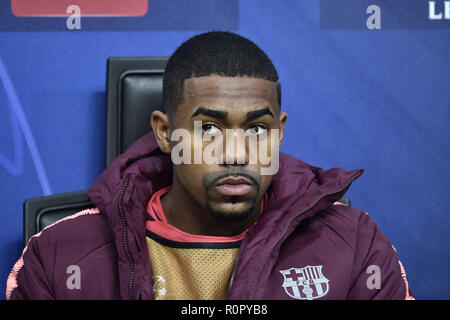 Mailand, Italien. 6. Nov 2018. Malcom von Barcelona in der UEFA Champions League Spiel zwischen Inter Mailand und Barcelona im Stadio San Siro, Mailand, Italien am 6. November 2018. Foto von Giuseppe Maffia. Credit: UK Sport Pics Ltd/Alamy leben Nachrichten Stockfoto