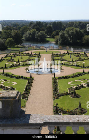 Hampton Court Palace, Surrey, Großbritannien. 1. September 2018. Stockfoto