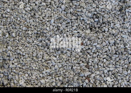 Boden Textur der weißen Steine Stockfoto