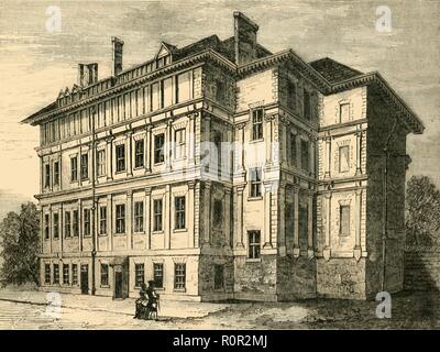 'Alte Craven House, 1800", (1881). Schöpfer: Unbekannt. Stockfoto